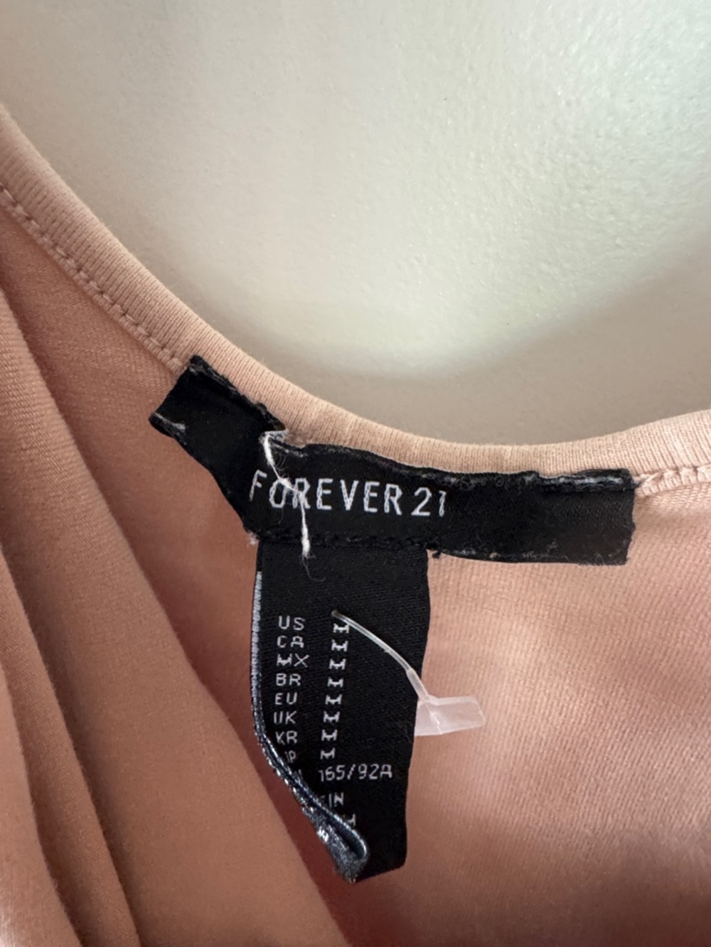 Forever 21 Blush Pink Spaghetti Strap Bodysuit / BB19 - Picture 3 of 3